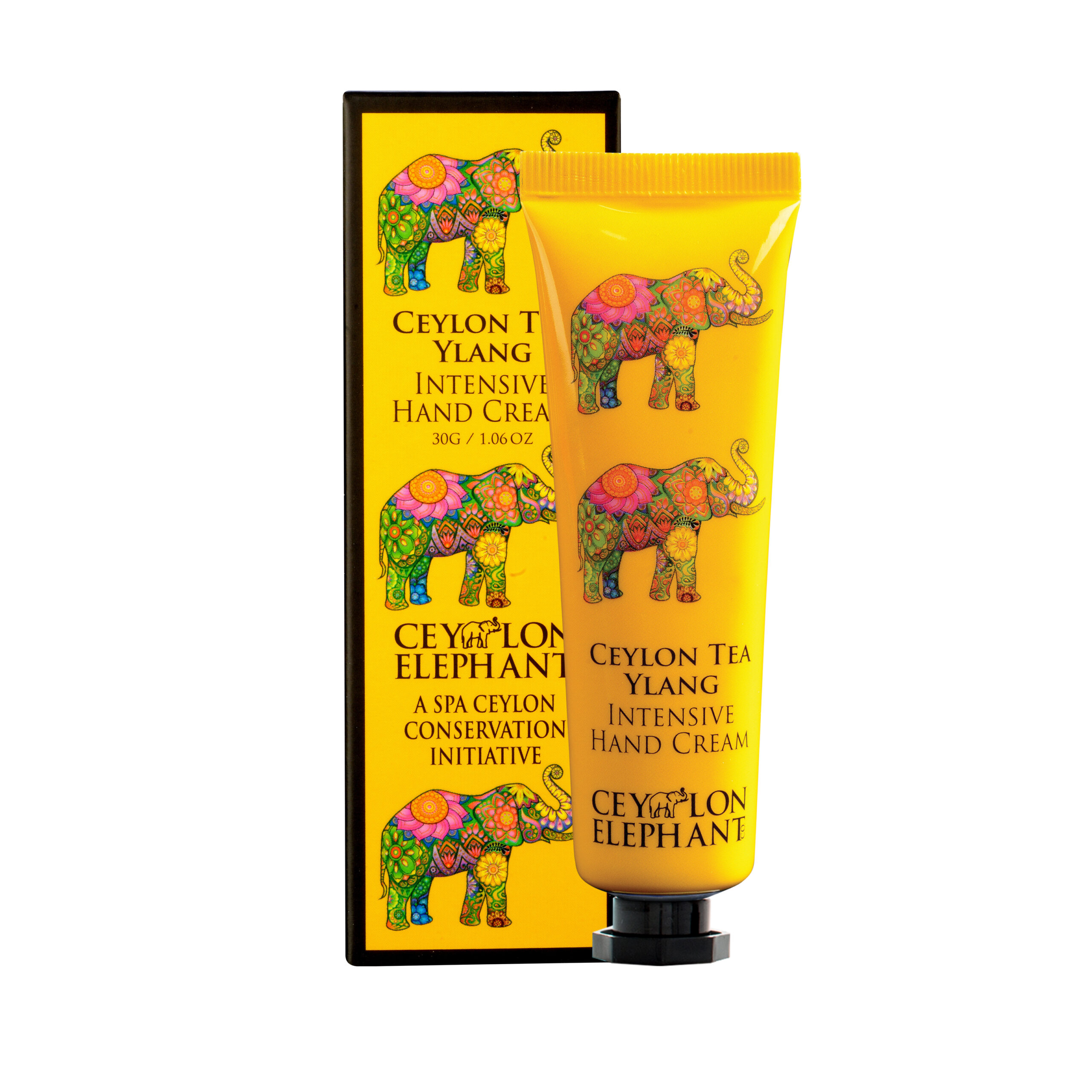 CEYLON TEA YLANG AYURVEDA HAND- UND NAGELCREME Serie "ELEPHANT"