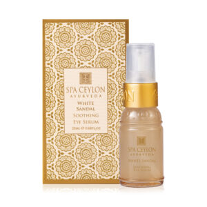 WHITE SANDAL AYURVEDA - SOOTHING EYE SERUM - Beruhigendes Augenserum - auch gegen dunkle Augen-Schatten