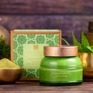 SPA CEYLON NEEM & TEA TREE AYURVEDA - REFINING NATURAL EXFOLIATOR - Verfeinerndes Peeling mit natürlichen Tonerden für Mischhaut (T-Zone) und fettige, auch unreine Haut