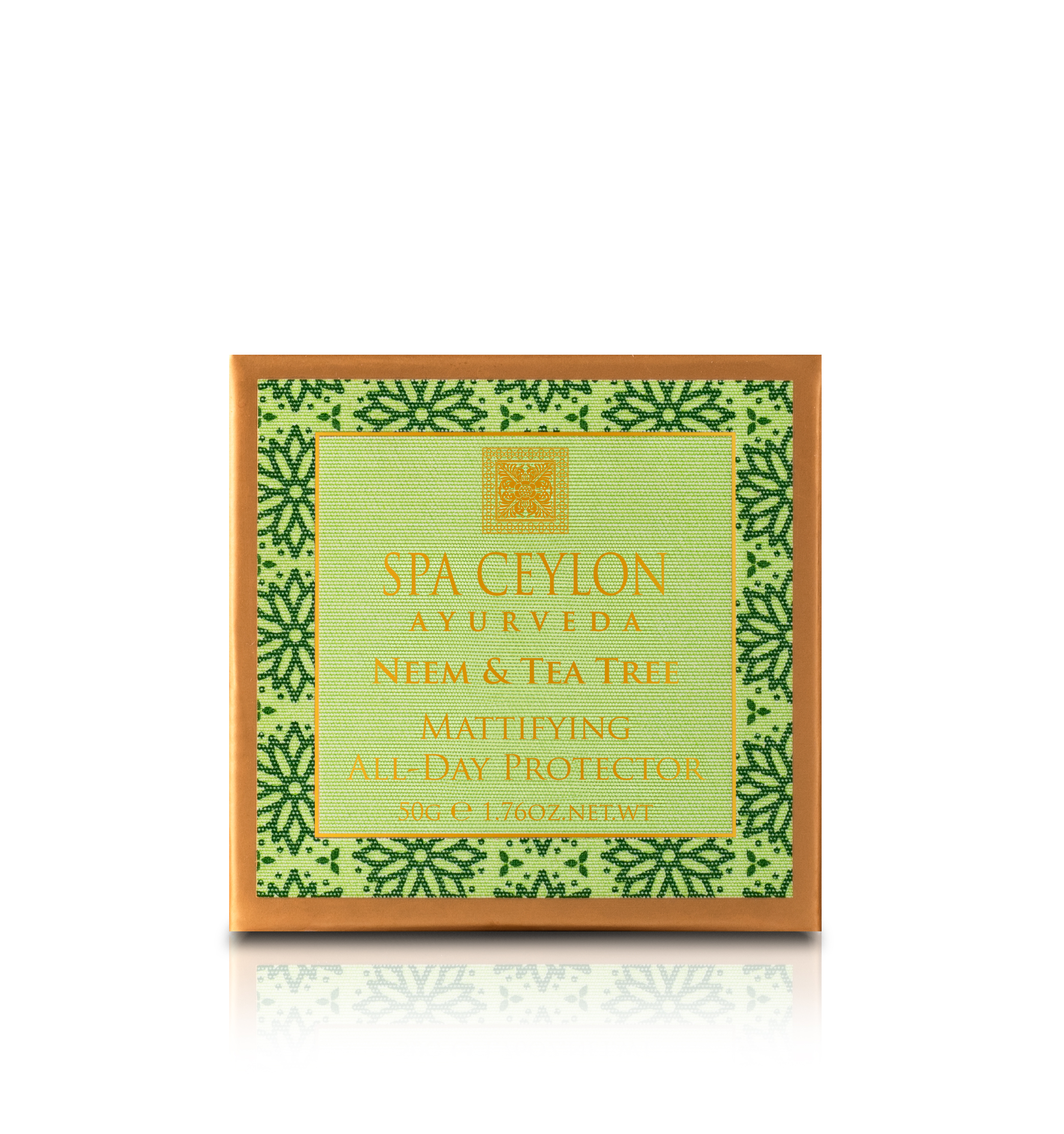 NEEM & TEEBAUM AYURVEDA Mattierende Tagescreme mit natürlichem UV-Schutz für Mischhaut, fettige Haut und unreine Haut (z.B. Akne, Pickel) – Bild 2