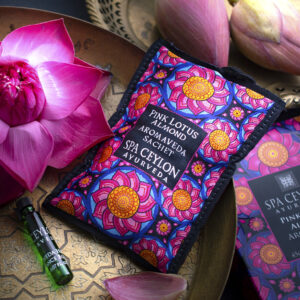 PINK LOTUS MANDEL AYURVEDA LUXUS DUFTKISSEN