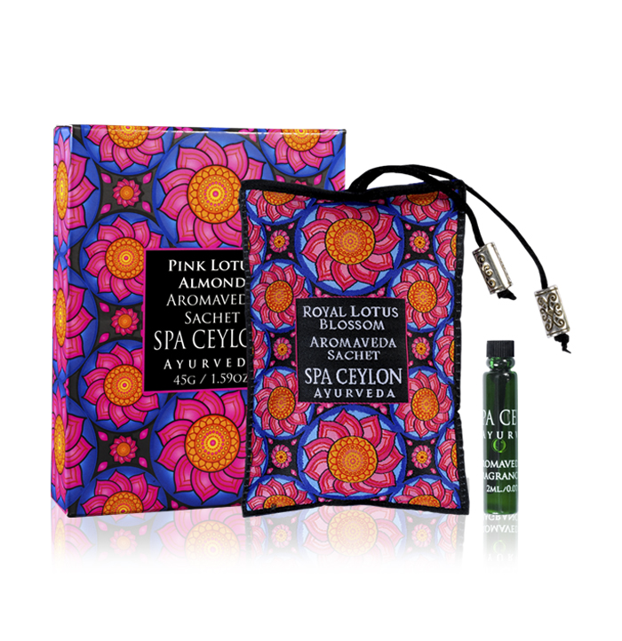 PINK LOTUS MANDEL AYURVEDA LUXUS DUFTKISSEN