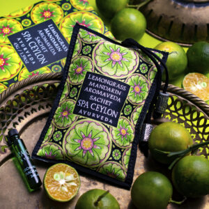 LEMONGRASS MANDARINE - AROMAVEDA SACHET - AYURVEDA LUXUS DUFTKISSEN
