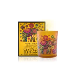 NEROLI JASMINE AYURVEDA DUFTKERZE, aus der Serie "Ceylon Elephant"