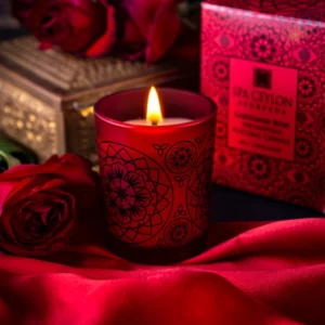 SPA CEYLON - CARDAMOM ROSE AROMAVEDA NATURAL CANDLE - Kardamom Rose Aromaveda Duftkerze