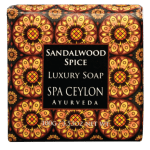 SANDELHOLZ-CEYLONGEWÜRZE AYURVEDA Luxus Seife